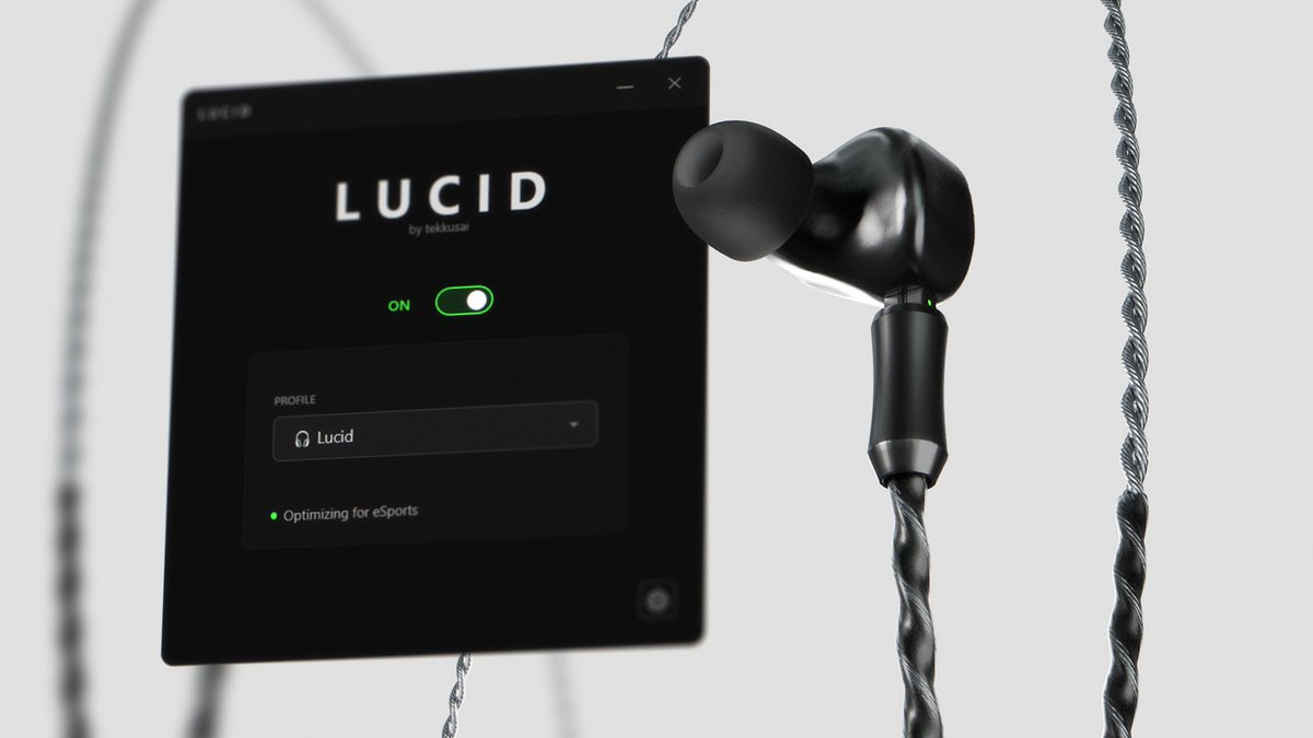 tekkusai's tweet image. It’s time to transform your audio.
Lucid IEM launches in 9 hours.

Lucid knows what you’re playing - and reacts.
Automatically.

$169 with global duty-free shipping.
Orders ship next Friday.

🎧 Giveaway
Like, retweet, and comment for a chance to win a Lucid IEM.