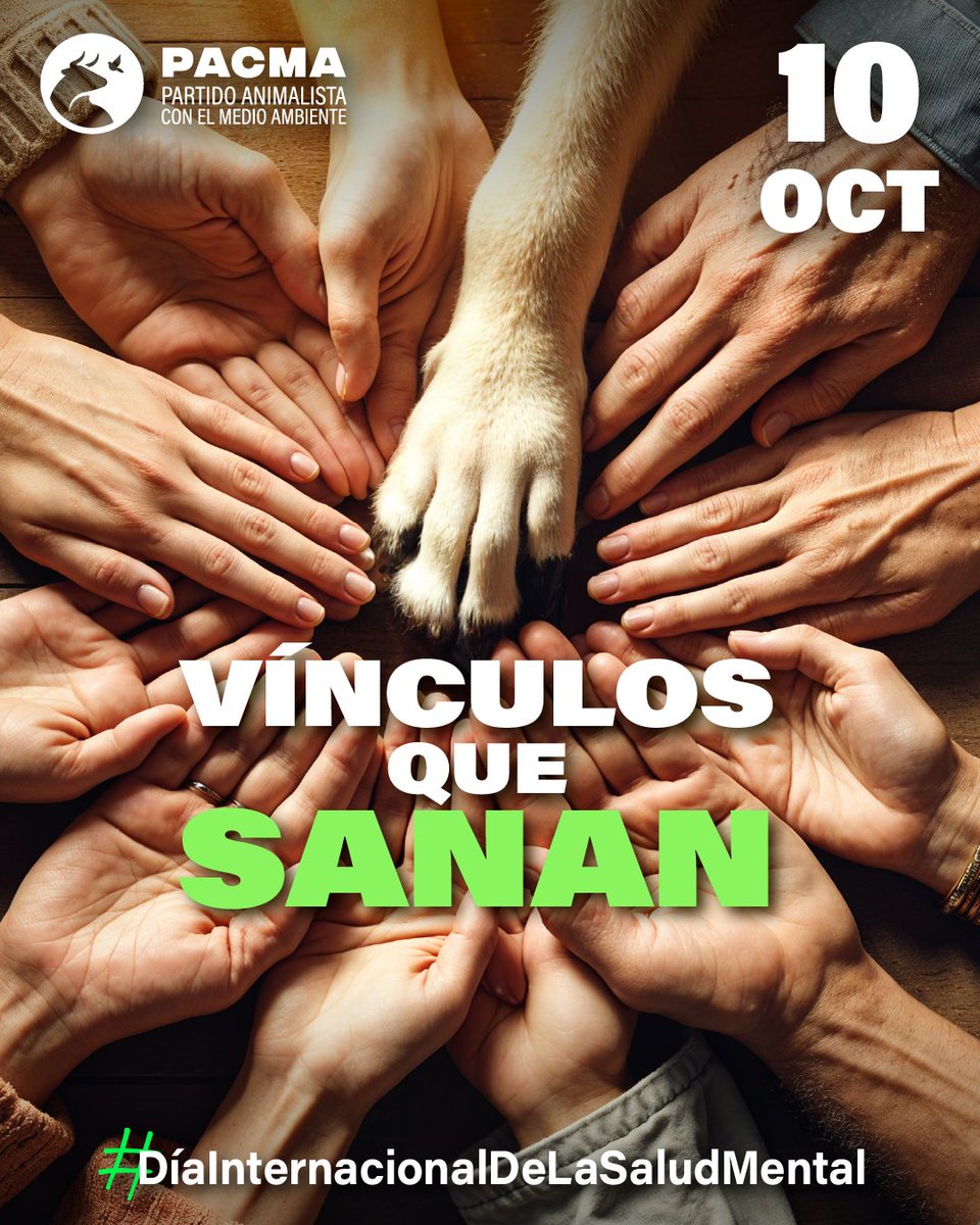 💔La gran pandemia silenciosa de nuestro tiempo.

❌Hoy, en el Día Mundial de la Salud Mental, recordamos que la ansiedad, la depresión y otras enfermedades mentales afectan a millones de personas y merecen la misma atención, recursos y respeto que cualquier otra crisis