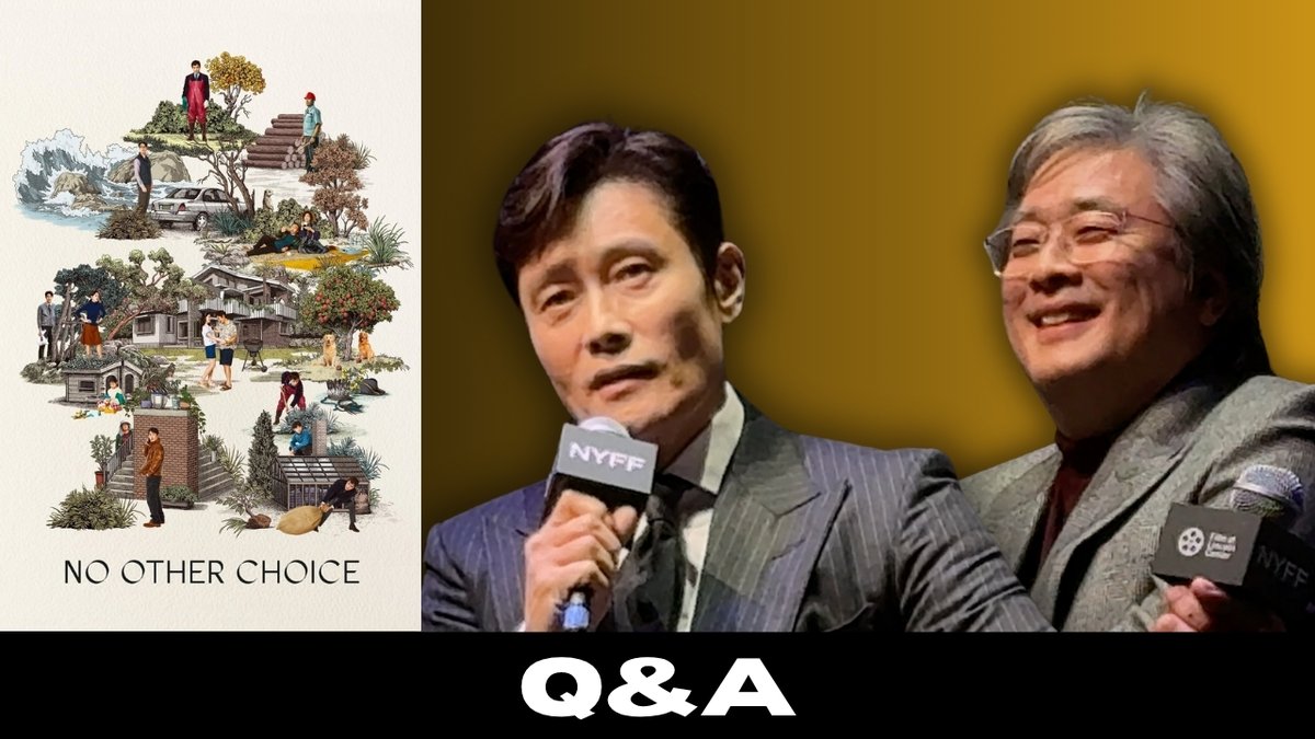 NextBestPicture's tweet image. WATCH the #NoOtherChoice Q&amp;amp;A w/ Filmmaker Park Chan-wook &amp;amp; Star Lee Byung-hun at #NYFF63 #NYFF #NYFF2025 #FilmTwitter #FilmTwt 

youtu.be/Ig5l9irPM5k