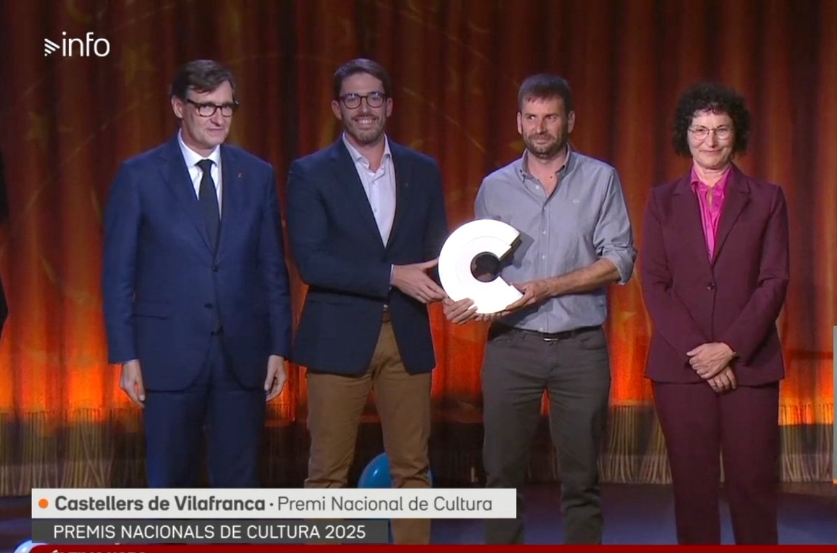 Marcel Esteve i Robert (@marcelestevevfp) on Twitter photo Felicitats Castellers de Vilafranca!!!
Gràcies per tantes diades, fites i vivències que heu compartit arreu!
<a href="/CoNCACultura/">Consell Nacional de la Cultura i de les Arts</a>
@verds Felicitats Castellers de Vilafranca!!!
Gràcies per tantes diades, fites i vivències que heu compartit arreu!
<a href="/CoNCACultura/">Consell Nacional de la Cultura i de les Arts</a>
@verds
