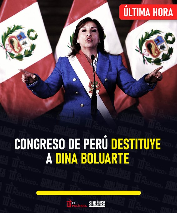 Pues sí, todos terminan de la misma forma, #DinaBoluarte ya sirvió a su propósito y es desechada como la basura que es.