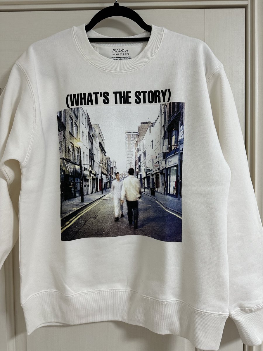 アダムエロペのMorning Gloryスウェットめちゃくちゃいい✨ oasis