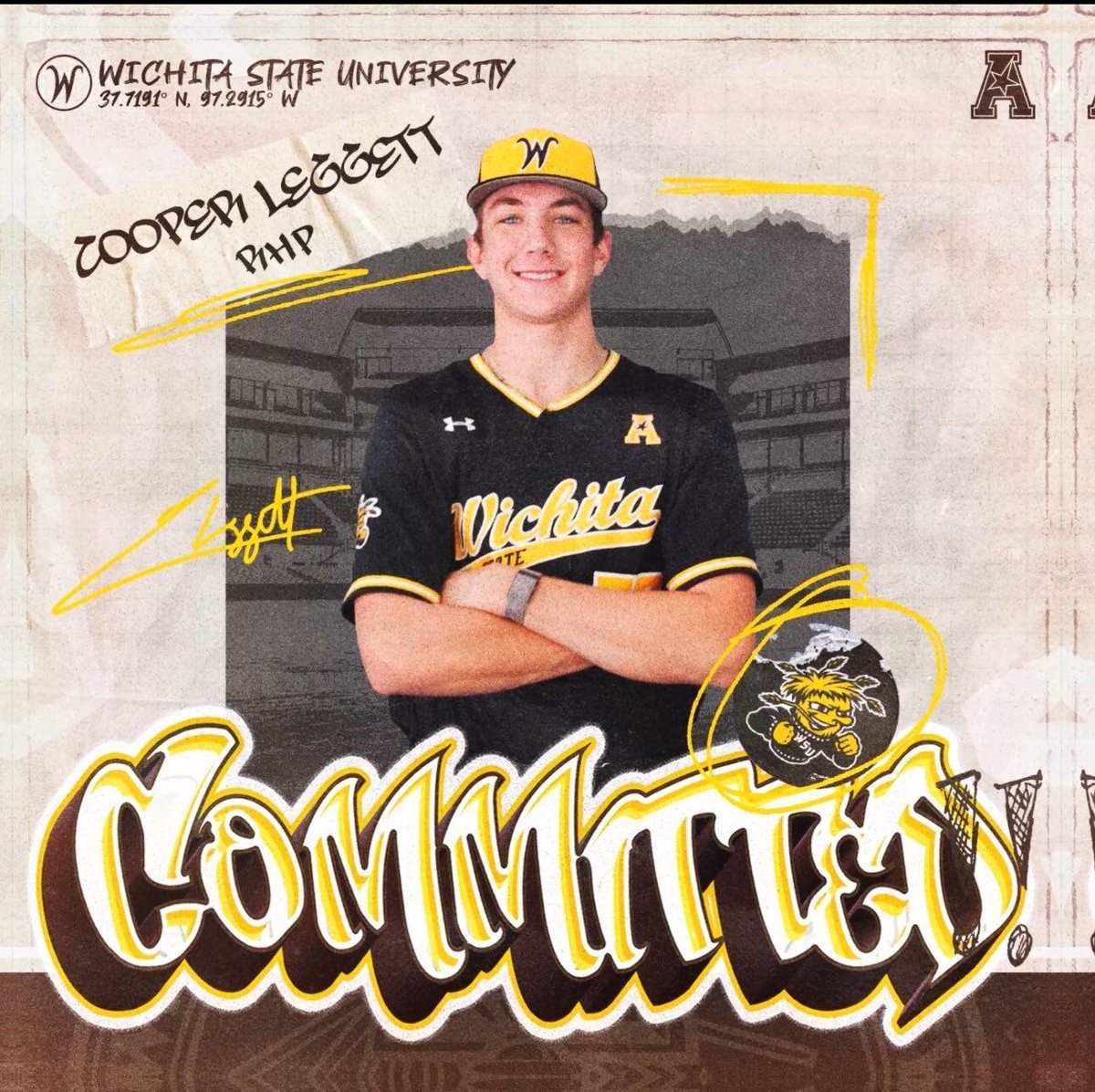 ndnsports's tweet image. Congratulations to Cooper Leggett (Cherokee), a senior at Owasso High School in Oklahoma, who has committed to Wichita State University to continue his education and baseball career. 
#NativePreps #Cherokee