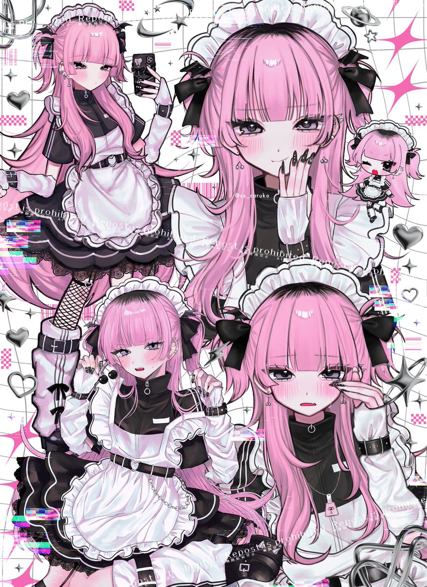 xx_raruko's tweet image. #oc 🍑🩷🖤