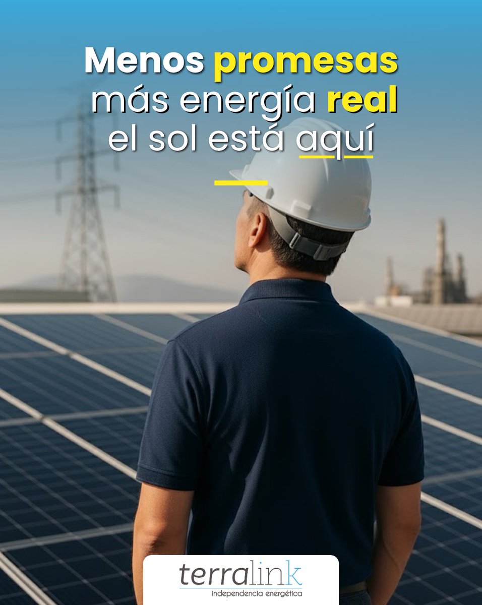 TerralinkCL's tweet photo. Mientras la #COP30 apunta al metano de los combustibles fósiles, la pregunta es: ��seguimos dependiendo del gas como "transición"?

La verdadera transición necesita soluciones definitivas. La energía solar ya ofrece estabilidad y rentabilidad sin emisiones.

El cambio es ahora. ¿Qué necesita Chile para acelerar su camino hacia una matriz 100% renovable?

#EnergíaSolar #TransiciónEnergética #Renovables