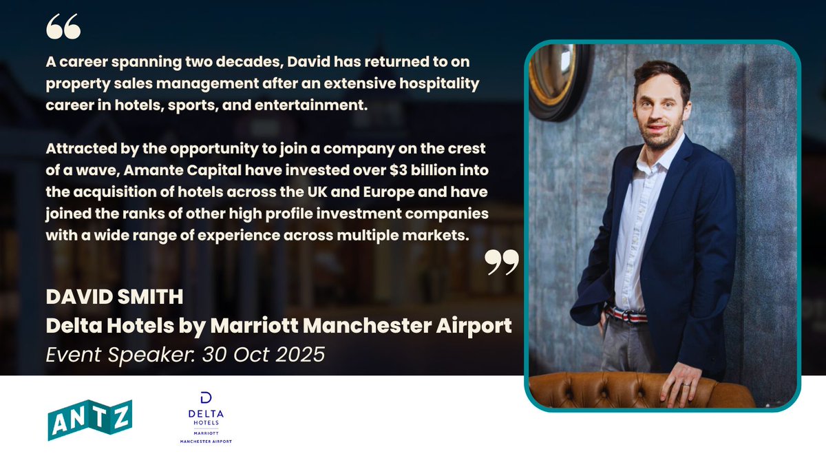#ManchesterNetworkingEvent!

#BookNow at bit.ly/antz20251030 to #JoinTheConversation 30 Oct | 2-4 pm | WA15 8XW.

Hear how  Delta Hotels by Marriott Manchester Airport does business differently to grow commercially &amp; deliver local #SocialImpact.

#SocialValue #NetworkingWorks