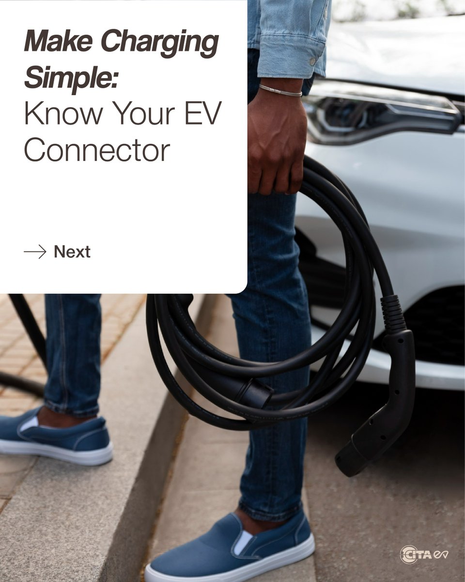 citaevcharger's tweet image. ⚡ Not all EVs plug in the same way!

Know your connector — Type 2, CCS, or CHAdeMO — and charge smarter with CITA EV Chargers. 🔋✨

Smart. Safe. Compatible. 💡

#CITAEV #EVChargingSolutions #SmartEVCharging #KnowYourConnector #EVCharger #EVLife #SustainableDriving