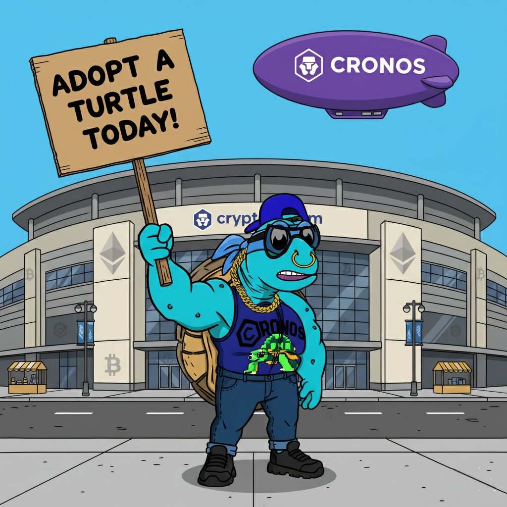 TurtleonCro's tweet image. Gm #crofam ☕️

Turtles NFT is a non-profit mint on #cro ! Designed to build the brand, reward the community, and strengthen our favorite #memecoin! Supporting 30 various tokens! Mint yours today at turtleoncro.com on #CronosChain 👈

#cryptocom #fftb #bornbrave