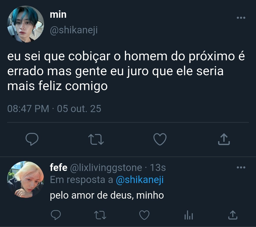 httaee's tweet image. minchan au 🙂‍↕️ por gentileza (PG)

incrédulo por ver alguém namorar uma pessoa tão escrota minho pede, gentilmente, para que bang chan termine seu namoro e fique consigo, alegando que o fará muito mais feliz!