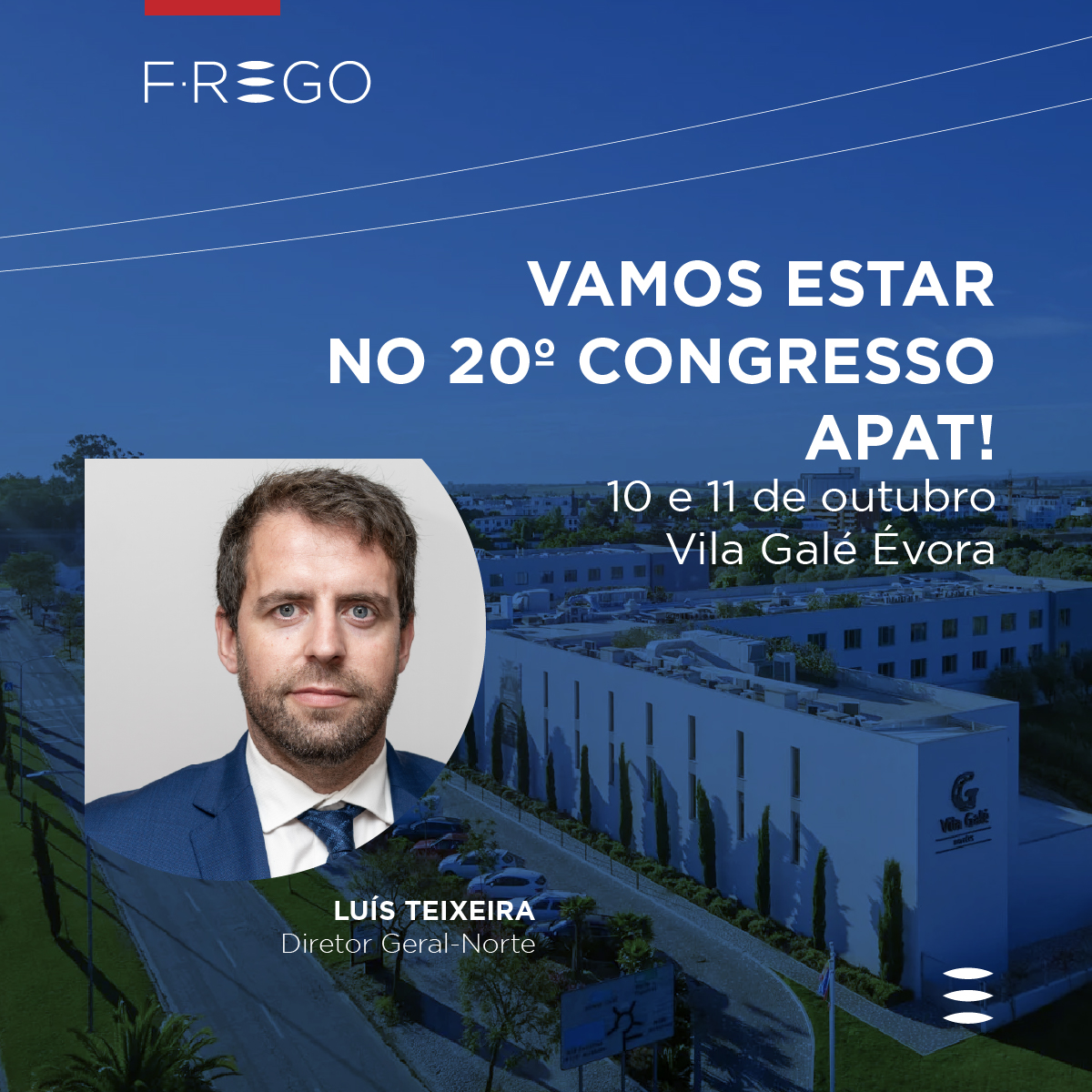 FRegoSeguros's tweet photo. A #FREGO marca presença no 20º Congresso da #APAT - Associação dos #Transitarios de Portugal, que decorre entre hoje e amanhã, em Évora, com a participação de Luís Teixeira, Diretor-Geral Norte, como orador na mesa-redonda “Construindo o Ecossistema #Digital”. https://t.co/ho7yx6H91z