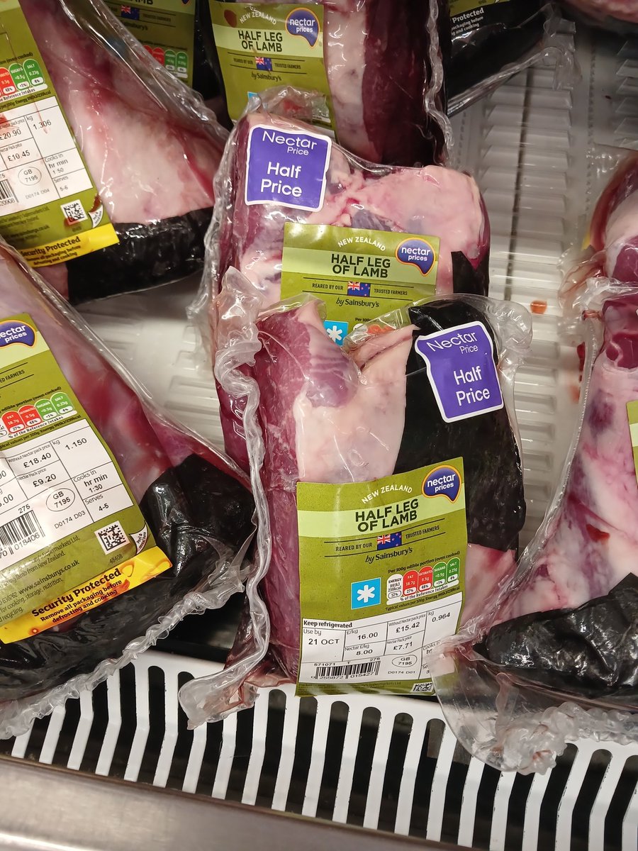 Disappointing <a href="/sainsburys/">Sainsbury's</a> not backing British farming. Top season for great british lamb currently, produced to high standards and paying staff a living wage.