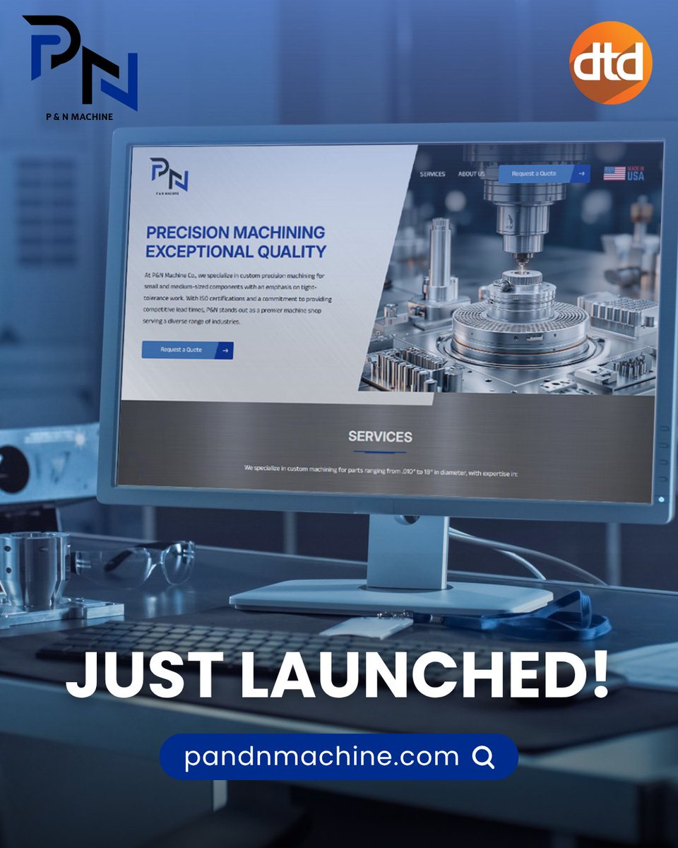 DavidTDesign's tweet image. We’re thrilled to celebrate the launch of P&amp;amp;N Machine’s new website!

A huge thank-you to the P&amp;amp;N Machine team for their trust and collaboration throughout this project. 

Explore their brand new site: hubs.la/Q03M-v_b0