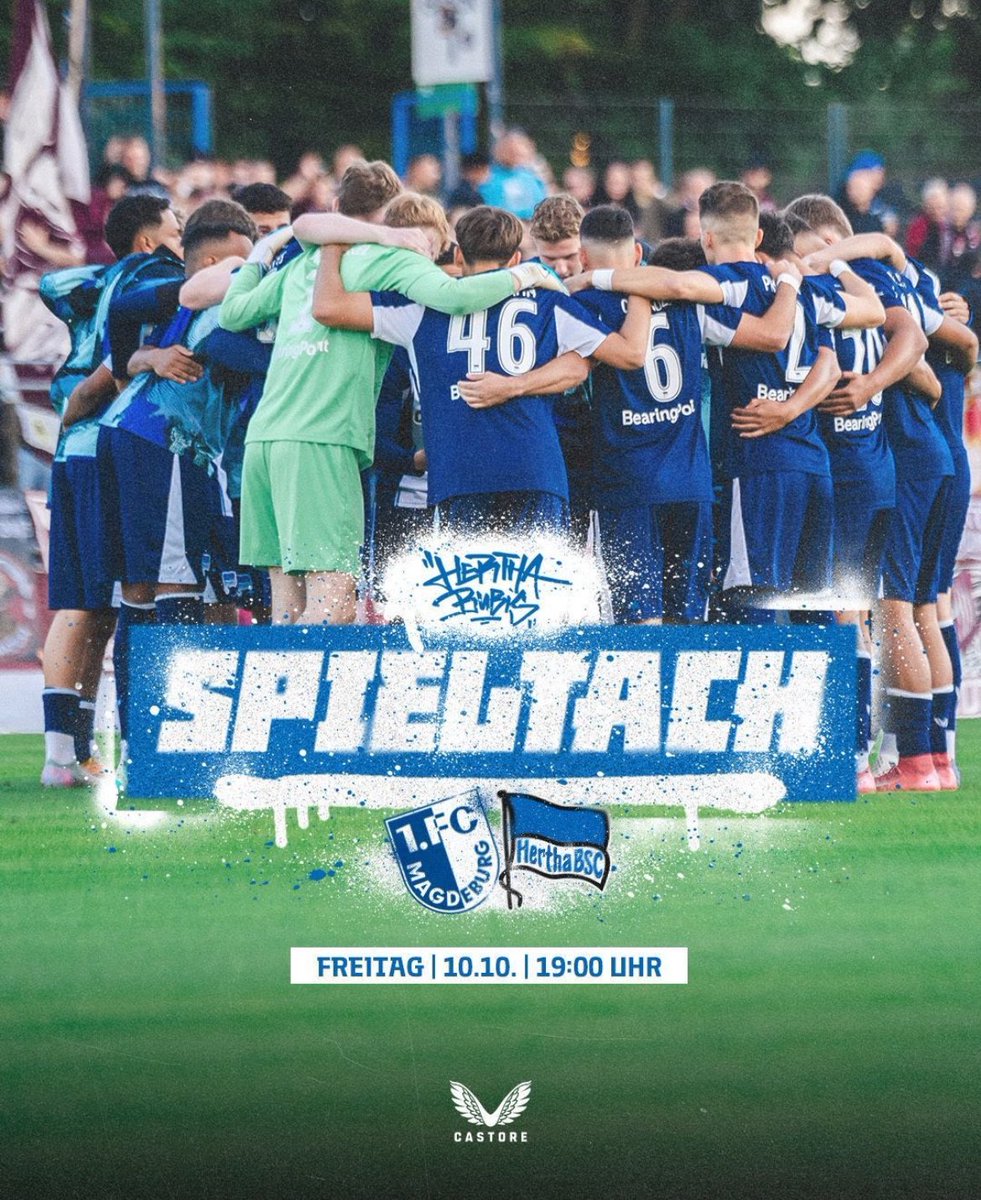 Unsere #BSCU23 zu Gast in Magdeburg! 

🆚 1. FC Magdeburg II
📍Heinz-Krügel-Stadion
⏰ 19:00 Uhr

#HaHoHe