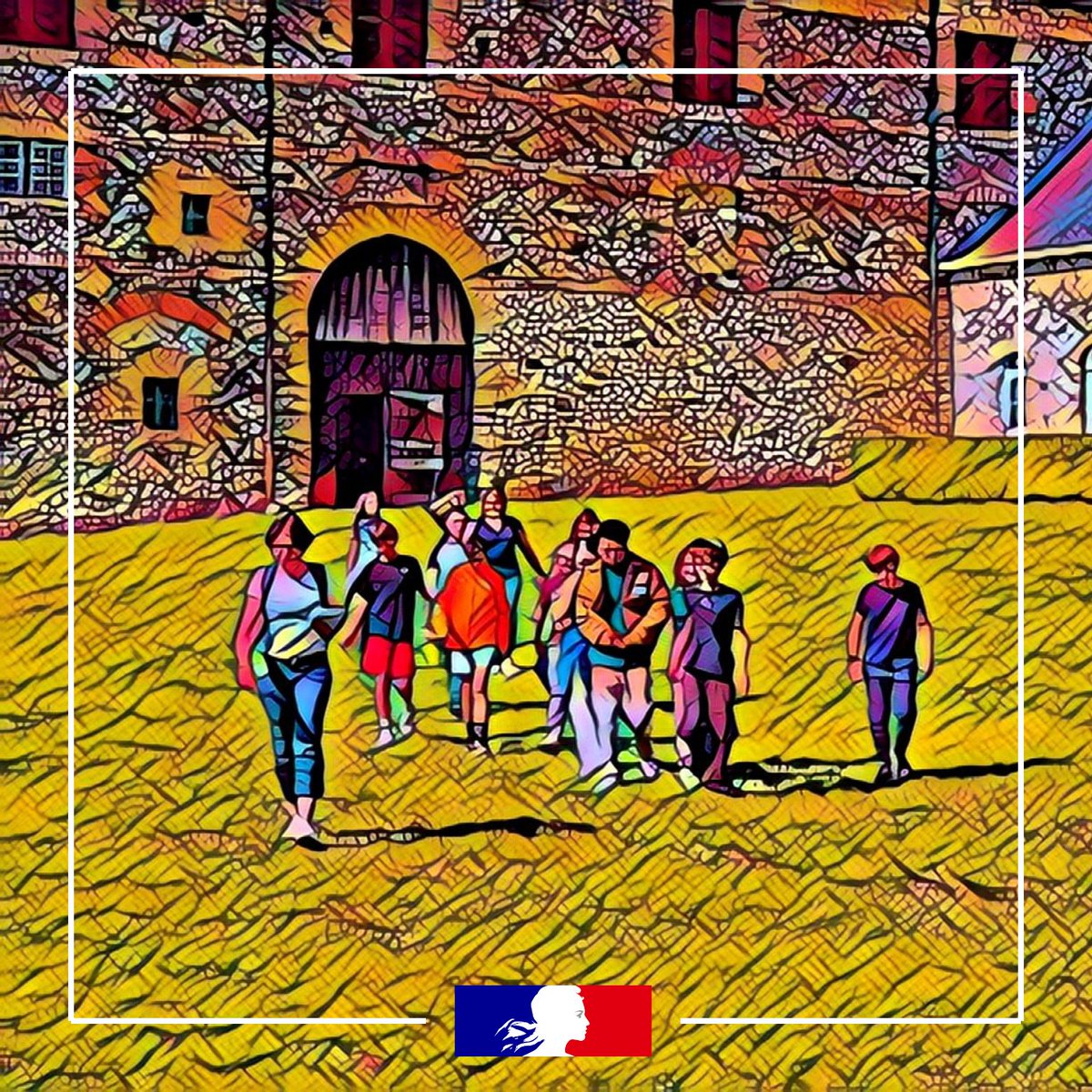 FabienAudy's tweet photo. ✨ Patrimoine &amp; savoir-faire ✨
Les élèves du collège Maurice Genevoix, Meslay-du-Maine ont découvert les métiers d’art 🧵💎📚🎨 au château des Arcis lors des #JEP2025 😊
Rencontres, échanges et émerveillement 🤩👏
@DSDEN53 @acnantes @beguin_katia https://t.co/d8hlExmfBy