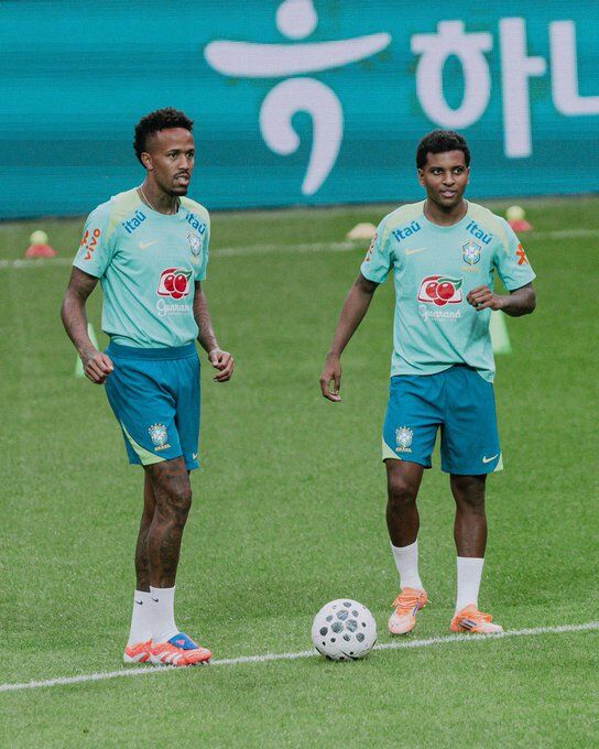 SportsLeoAfrica's tweet image. Eder Militao X Rodrygo.

#Militao #Rodrygo #Brazil