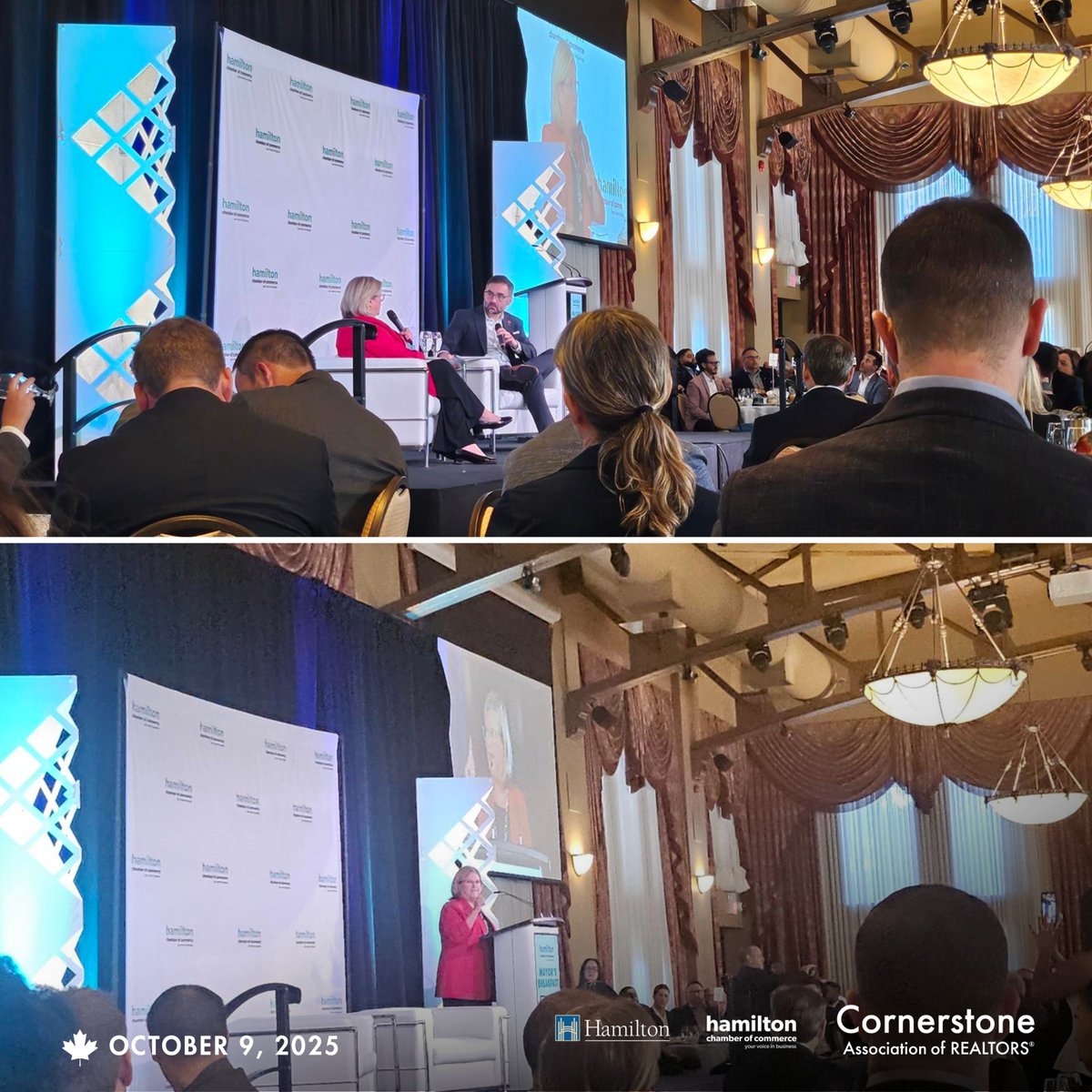 cornerstone_ar's tweet photo. Cornerstone attended the Mayor's Breakfast hosted by the @hamiltonchamber at @LIUNAStation. Over 500 business &amp; community leaders were present &amp; heard Mayor @AndreaHorwath discuss a variety of topics, including housing, collaborations and partnerships, new developments, &amp; more. https://t.co/l2h0YyGDuc