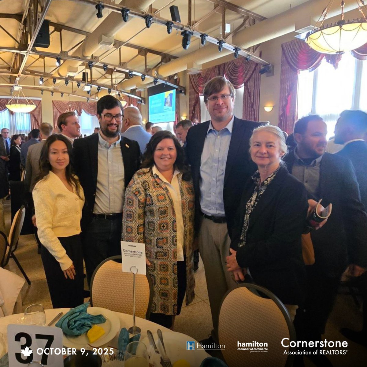 cornerstone_ar's tweet photo. Cornerstone attended the Mayor's Breakfast hosted by the @hamiltonchamber at @LIUNAStation. Over 500 business &amp; community leaders were present &amp; heard Mayor @AndreaHorwath discuss a variety of topics, including housing, collaborations and partnerships, new developments, &amp; more. https://t.co/l2h0YyGDuc