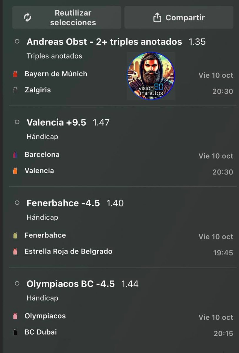 Luismi Visión 90 minutos, [10 de oct de 2025 a las 13:55]
COMBI CUOTA 4.00 EUROLIGA