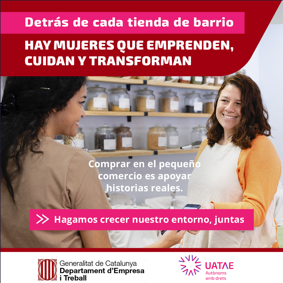 uatae_es's tweet photo. Muchas mujeres sostienen nuestros barrios desde sus pequeños comercios.
Cuando compras local, las apoyas a ellas... y a todas.
#EligeLocal #HacemosBarrio #ImpulsamosElCambio #CompraConImpacto https://t.co/iA2ZhtVLSb