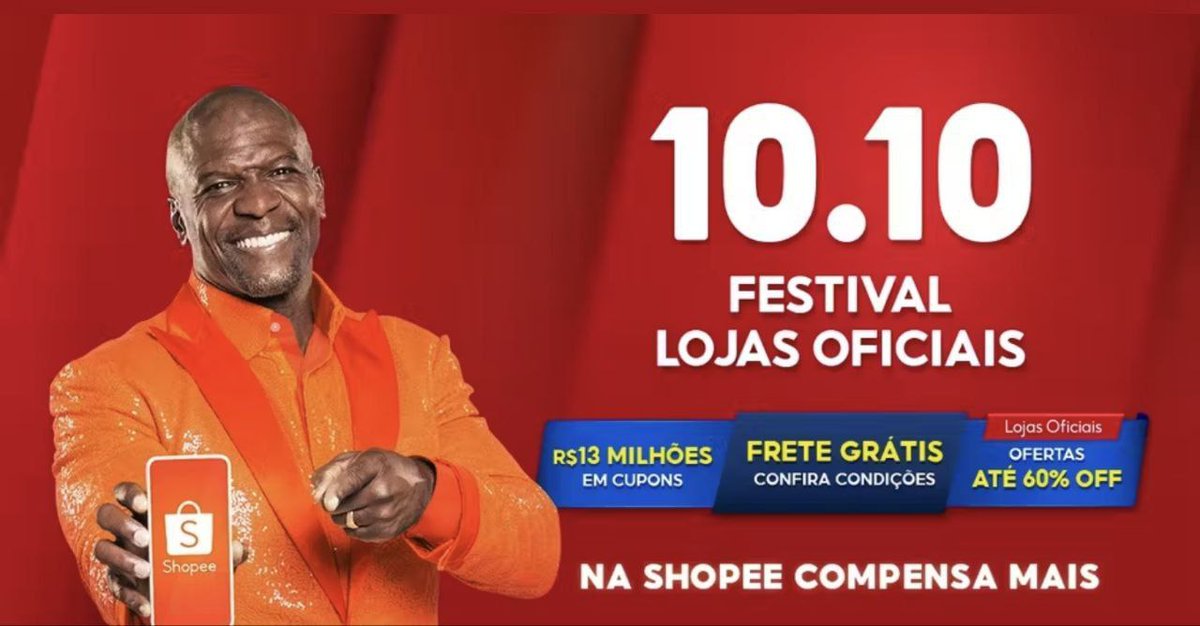 Monyluz25's tweet image. 🚨 NOVOS CUPONS LIQUIDA SHOPEE 10.10 🚨

🎟 R$13 Milhões em cupons
🚚 Frete Grátis acima de R$10
⭐️ Até 60% OFF Lojas Oficiais 

🔗 RESGATE OS CUPONS AQUI: s.shopee.com.br/1g9sq7RTe0

🧡 #Shopee1010 #CupomShopee #LiquidaShopee