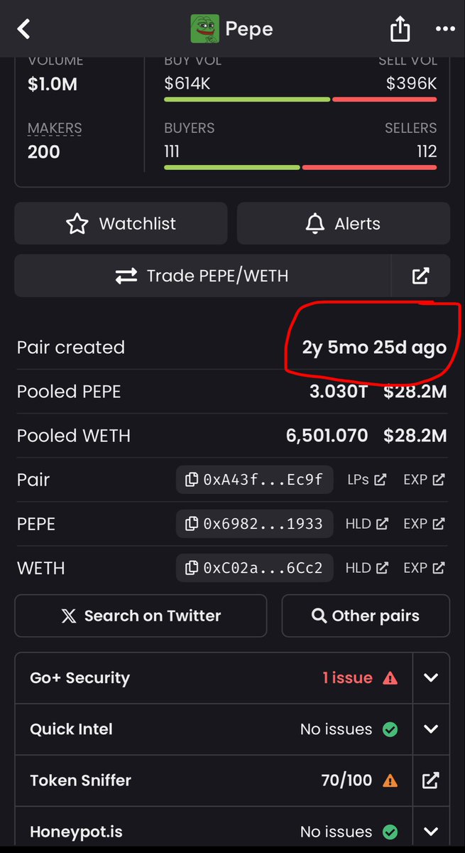 How is it that the original $PEPE was in fact started on $BNB and its only at 100k?

Am I missing something? Or maybe I’m just early 🤔

Needless to say. The lore runs deep

0x4ACb2349420C3BfA6e0077C6d35de4Bb49aa45B7

<a href="/PepecoinoldBSC/">PePeCoin | BSC OG Pepe</a>