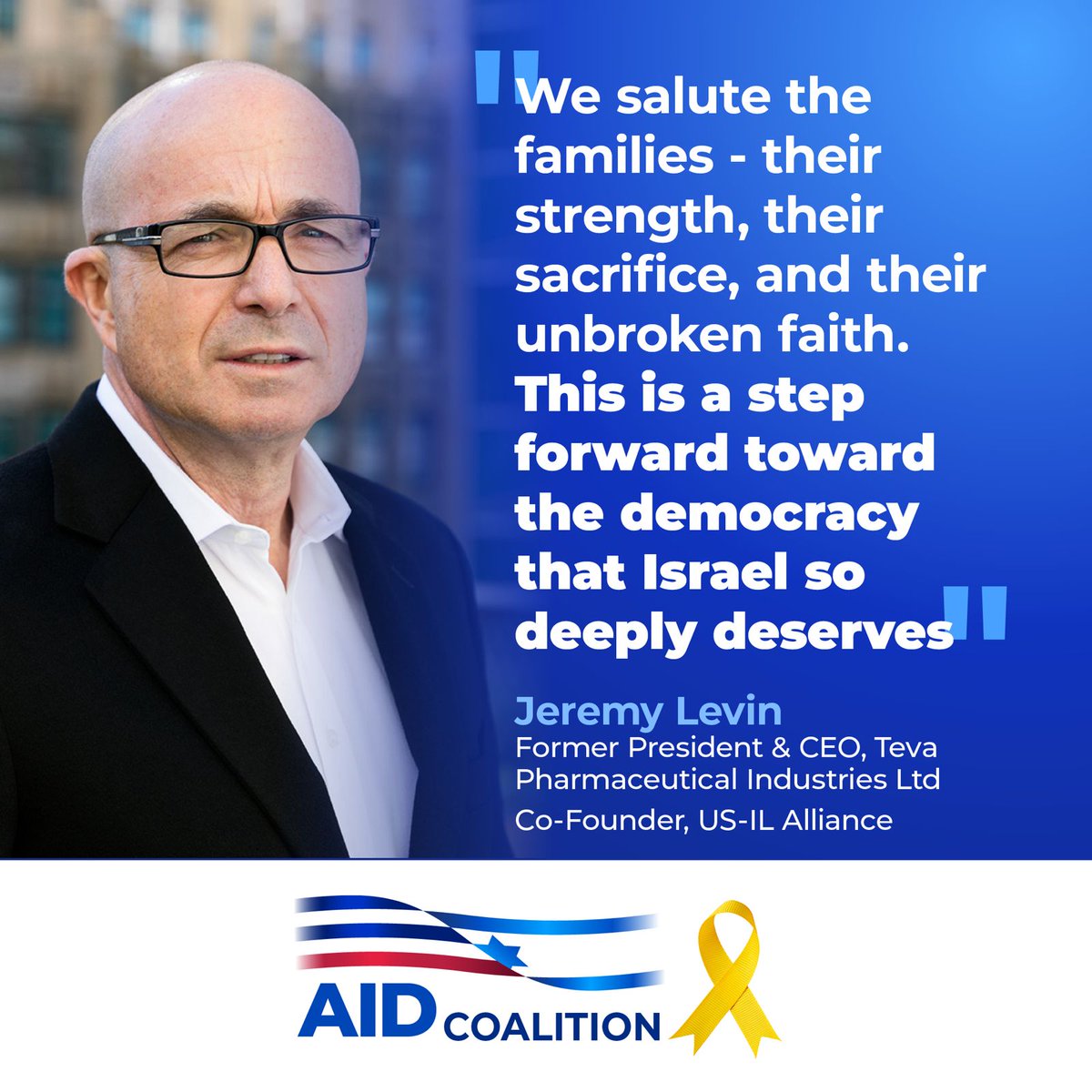 A few words from Jeremy Levin on the ceasefire and the return of the hostages home:

"Today marks a landmark on Israel’s road back to democracy.

It has been paved with the bodies and tragedies of families who today celebrate those who have returned, pray for those who still