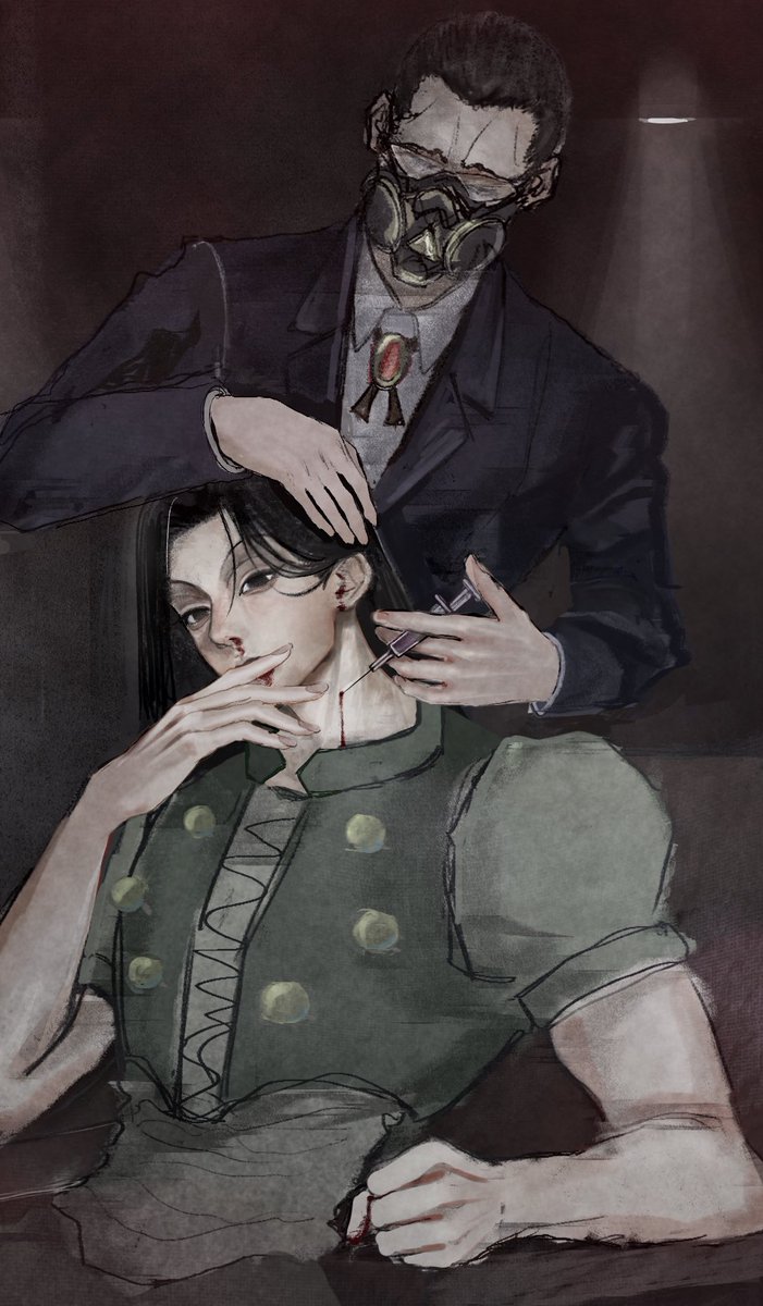 _10chan's tweet photo. 耐毒訓練  #hxh https://t.co/oMXu1N5YhU