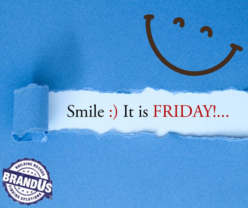 _BrandUs's tweet photo. In case you didn't know, it's time to smile! Have a great weekend! #TGIF #HappyFriday #Smile https://t.co/kdBqYbPS5F