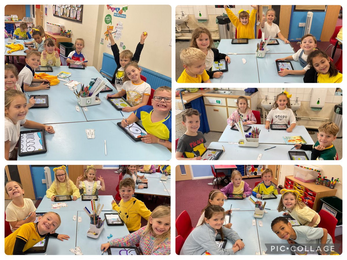 Year 2 full of smiles and wearing yellow for World Mental Health day! <a href="/the_atlp/">The Arthur Terry Learning Partnership (ATLP)</a>