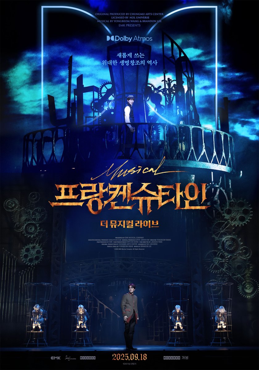 subscription_pm's tweet photo. 프랑켄슈타인 : 더 뮤지컬 라이브 프뮤라 포스터
메인 포스터 2종 이지혜 포스터 https://t.co/Df3wBRsSBC