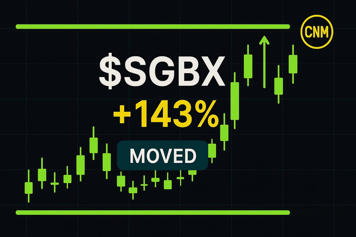 CoachNickMoney's tweet image. 🚀🔥 On fire! $SGBX blasted through resistance with momentum! 📈📊 High volume and bullish RSI added fuel to the breakout.💥🌟 #HotStock #MarketMomentum