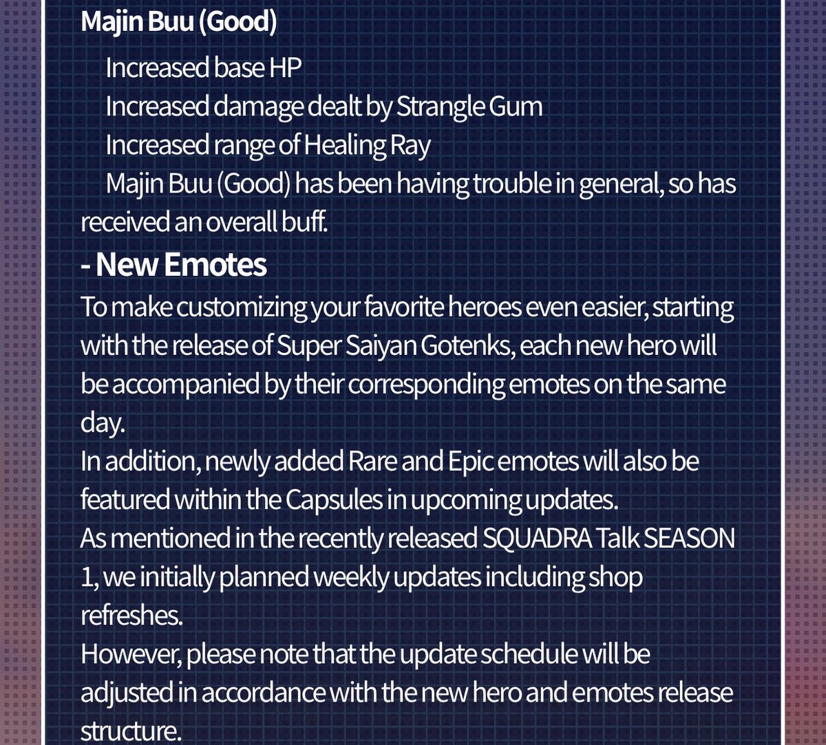 BREAKING New The Gekishin Squadra Devs are listening! Here’s everything in Dev Blog 2! 
 INCLUDING A HERO TRIAL FOR SPECIFIC HEROES!

#GekishinSquadra #Squadra