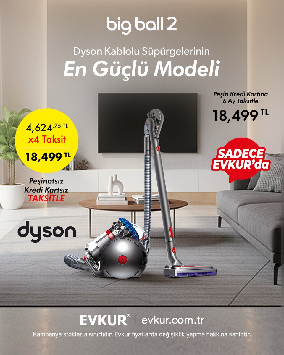 Dyson Big Ball Absolute 2 Kablolu Süpürge Saten Mavi, 24 Aya Varan Taksitlerle Evkur'da.
evkur.com.tr/dyson-big-ball…
#evkur #dyson