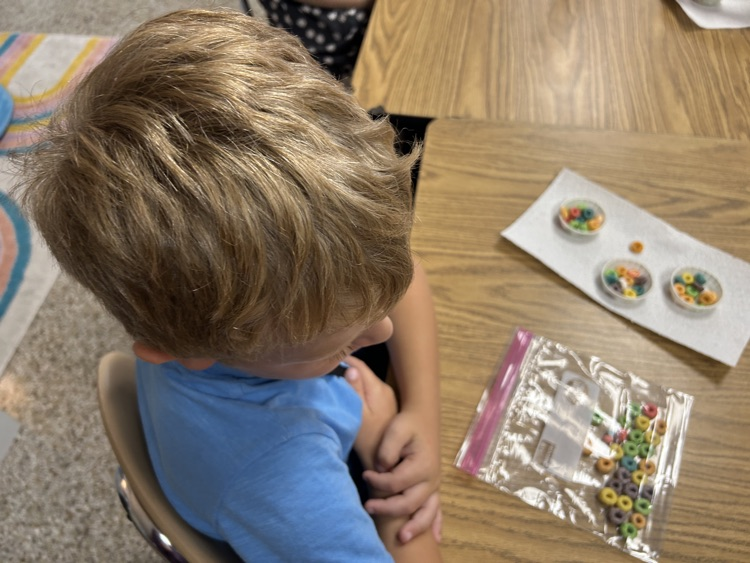 DCEsuperhornets's tweet photo. Mrs. Cherryโs first graders made math come to life today with a colorful, hands-on activity! Using Fruit Loops, students practiced grouping and counting by 10s and 1s to strengthen their understanding of place value.๐ #LaunchintoLearning https://t.co/QVWXnUAkvB