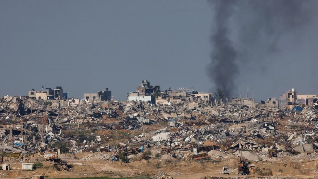 Trump/Kushner's disastrous "Abraham Accords" stole yet more Palestinian land without even consulting them and very directly caused the Hamas attack.  Now he "Fixed it?"
More like helping Bibi bomb Gazans into submission, and killed 30,000 when a very small percent are "Hamas."