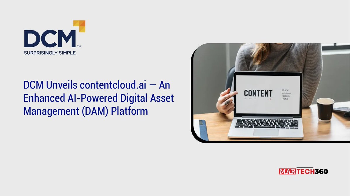 360MarTech's tweet image. #DCM Unveils contentcloudai – An Enhanced AI-Powered Digital Asset Management (DAM) Platform

Read More: martech360.com/tech-content/c…

#automatetagging #categorization #contentretrieval #DATACommunicationsManagement #digitalassetmanagement #digitalassets #digitalsolution #martech360