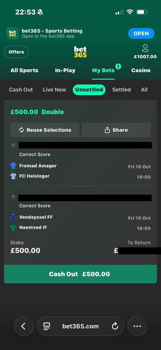 🔥 Today’s Correct Score VIP Double 🔥
⚽  🇩🇰 ғ.ᴀᴍᴀɢᴇʀ ᴠ ʜᴇʟsɪɴɢᴏʀ
⚽   🇩🇰 ᴠᴇɴᴅsʏssᴇʟ ᴠ ɴᴀᴇsᴛᴠᴇᴅ 

Stake: £500 ✅
Kick-off: FRIDAY  10th Oct | 18:00

💯 Stay tuned winnings loading… 🚀