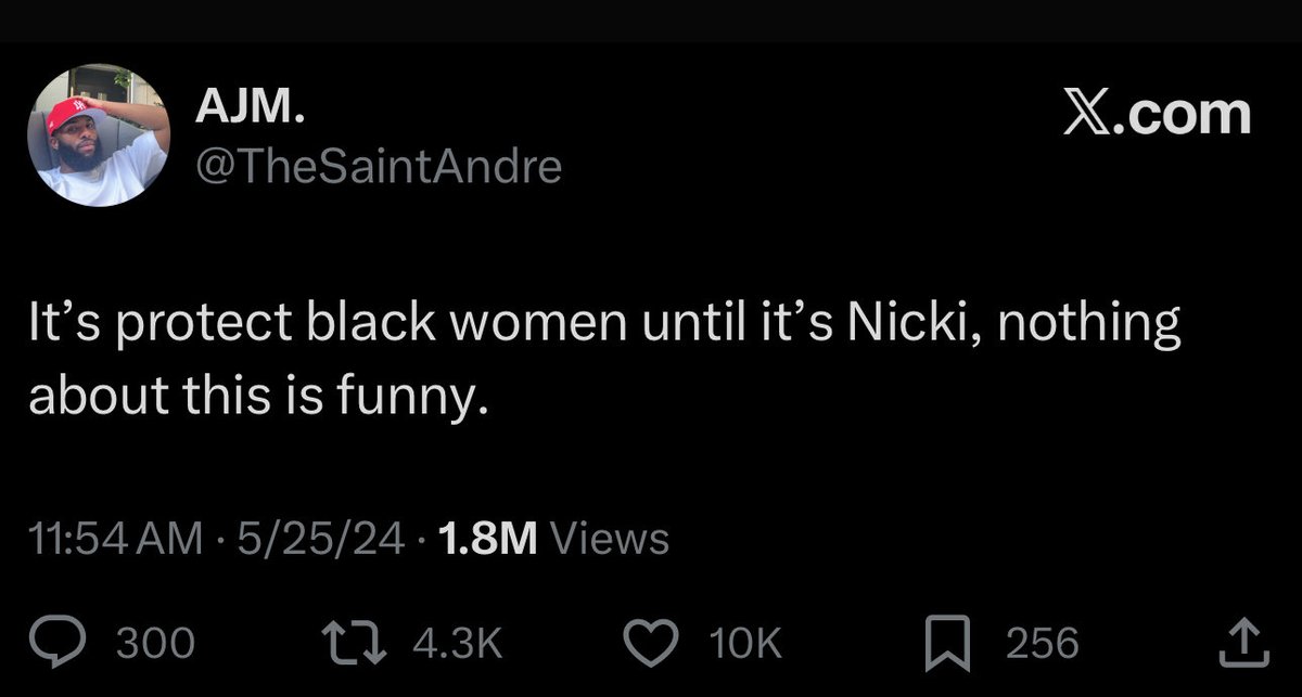 TheSaintAndre's tweet image. Caused an uproar behind Nicki