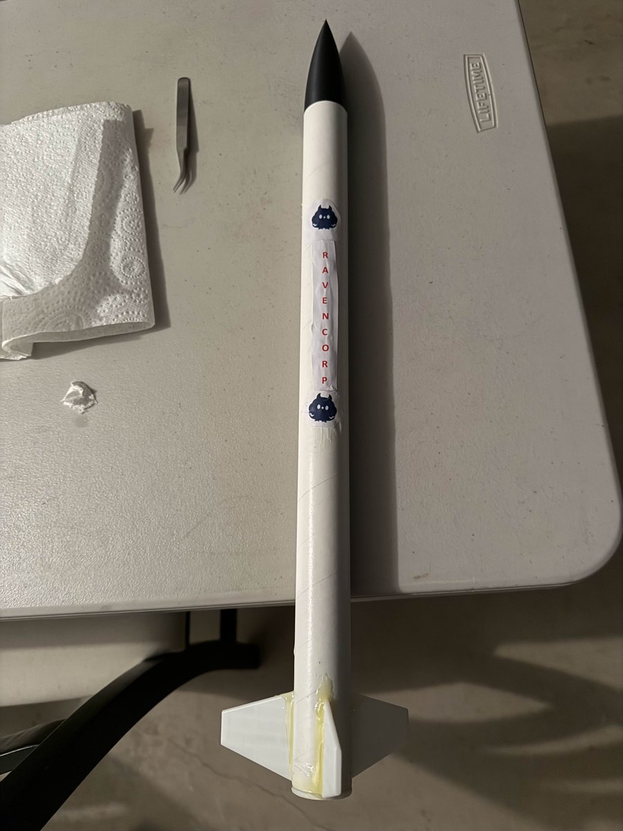 EnthusiastSpace's tweet image. With Nerissa posting the harvest moon, and jailbirds responding with some beautiful moon and space pictures, it&apos;s time for this jailbird to put the jetpack perms to good use! 

Launch to happen tomorrow!

(Model rocket specs in the comments)
#memerissa #RissaLIVE #RavenCrafts