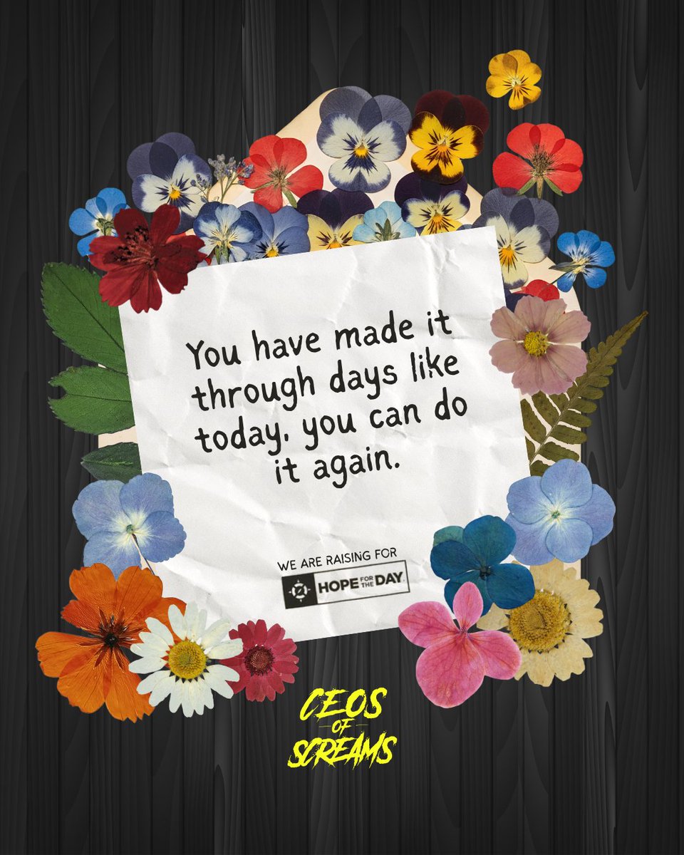 The CEOs of Screams are so close to reaching their donation goal for Hope For The Day charity ❤️ Thank you for everyone who has donated to this beautiful cause. If you'd like to make a donation please use this link 👉 tiltify.com/+ceosofscreams…