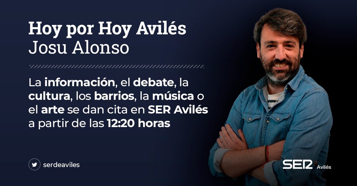 SER Avilés (@serdeaviles) on Twitter photo 📻 HxH 10O
🎞️Hablamos con <a href="/javiergutialva/">Javier Gutiérrez</a> tras su premio en <a href="/avilesaccion/">Avilés Acción</a>
🎬El programador del <a href="/avilesaccion/">Avilés Acción</a> hace balance de la XIV edición
🎭'Olvido Flores' llega a Pillarno este sábado con Estefanía de Paz
🎶VII edición de Miranda en Clave de Sol
📲cadenaser.com/audio/cadenase… 📻 HxH 10O
🎞️Hablamos con <a href="/javiergutialva/">Javier Gutiérrez</a> tras su premio en <a href="/avilesaccion/">Avilés Acción</a>
🎬El programador del <a href="/avilesaccion/">Avilés Acción</a> hace balance de la XIV edición
🎭'Olvido Flores' llega a Pillarno este sábado con Estefanía de Paz
🎶VII edición de Miranda en Clave de Sol
📲cadenaser.com/audio/cadenase…