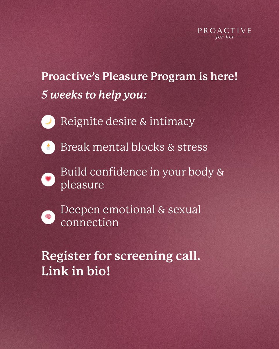 Team_Proactive's tweet image. Mismatch in sex drives? Pressure kills pleasure. 

Register for Proactive&apos;s Pleasure Program screening call, link in bio! 
.
.
.
.
. 
#Pleasure #womenshealth #proactiveforher #sexed #bangalore #pleasureprogram #healthcare