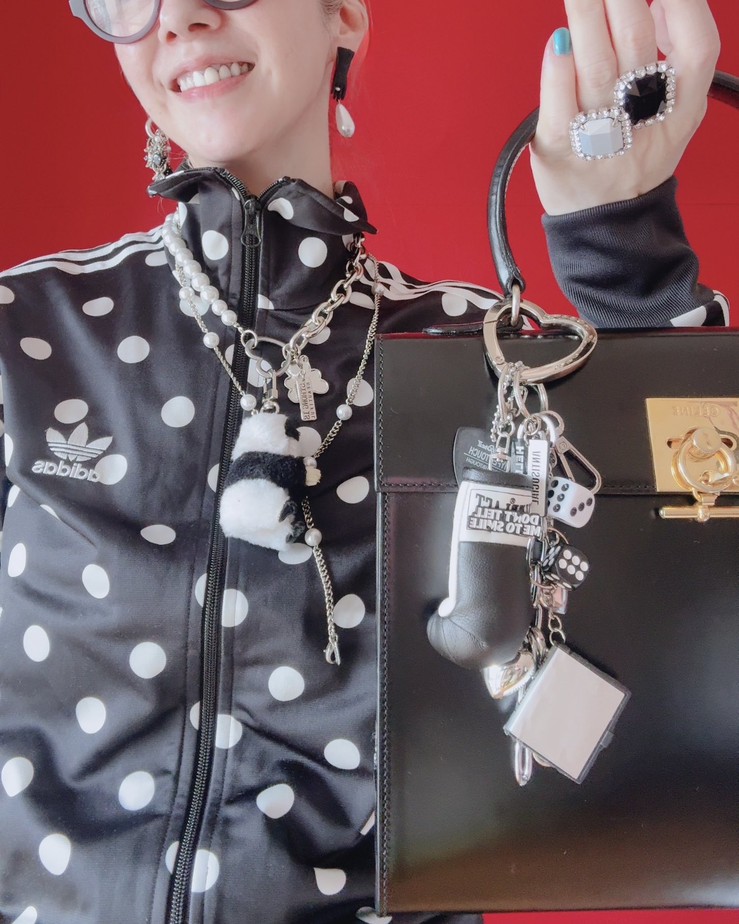 新品 guriguri グリグリ ヴィンテージチャーム パンダ 新品 guriguri グリグリ ヴィンテージチャーム パンダ 新品