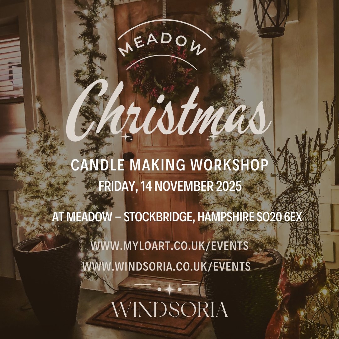 Aromatherapy Christmas Candle Making Workshop at Meadow, Stockbridge SO20 6EX
#candlemakingworkshopshampshire #candlemakingworkshopsstockbridge #stockbridgecandlemaking #hampshireworkshops
#stockbridgeevents