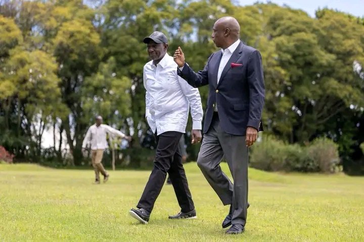 JacobBett14's tweet photo. UDA and KANU are aligning themselves 
president Ruto at Gideon's Moi kabarak home https://t.co/2VyRrUIlzn