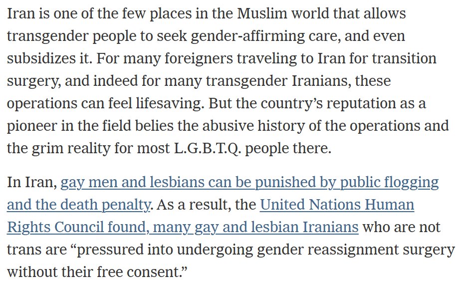 This is one astonishing pair of paragraphs from the New York Times.