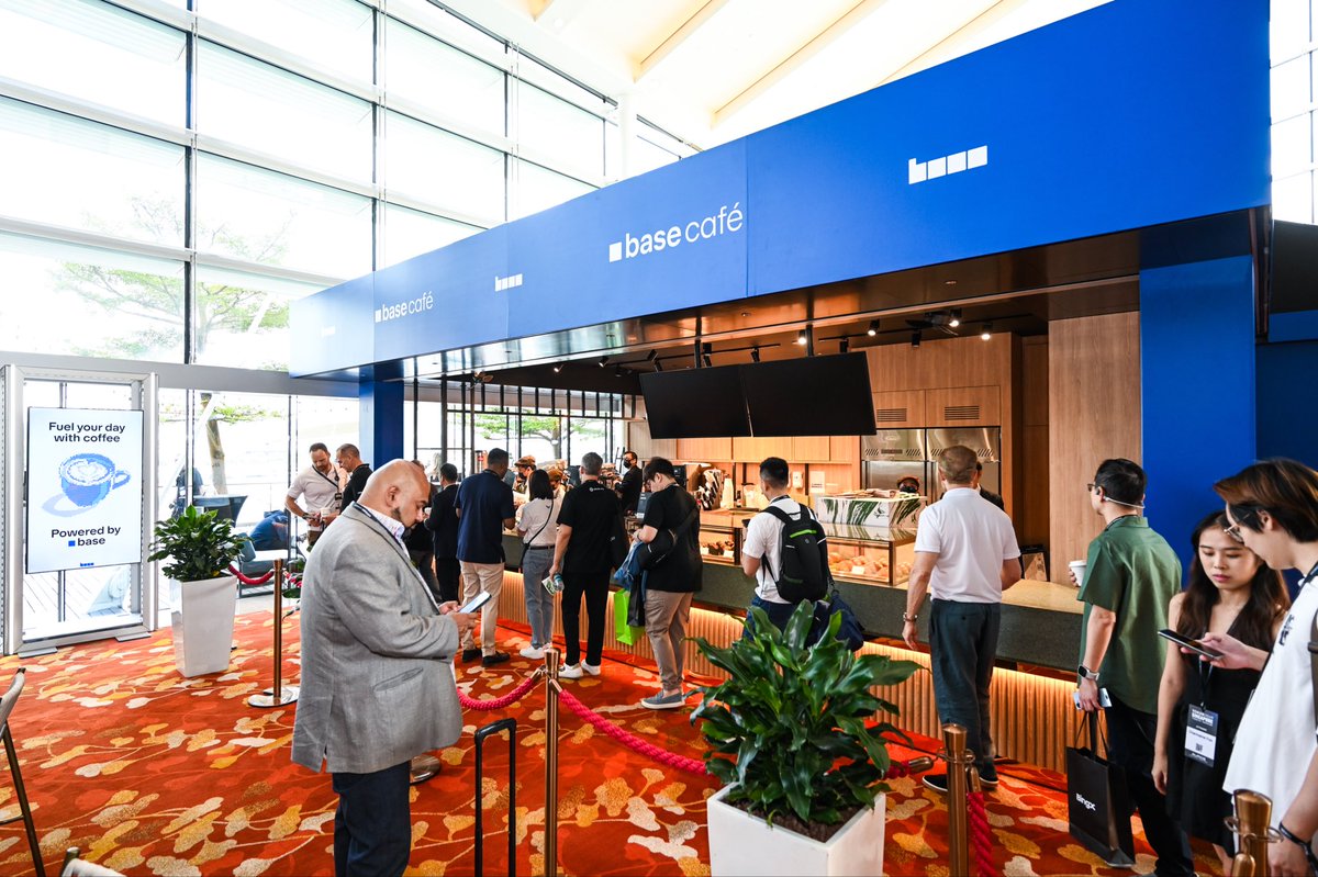 yvessire's tweet photo. token 2049 singapore was a dope event to do. one coinbase house, one base cafe and one formula one driver appearance 😉 https://t.co/4j50v4gMWh