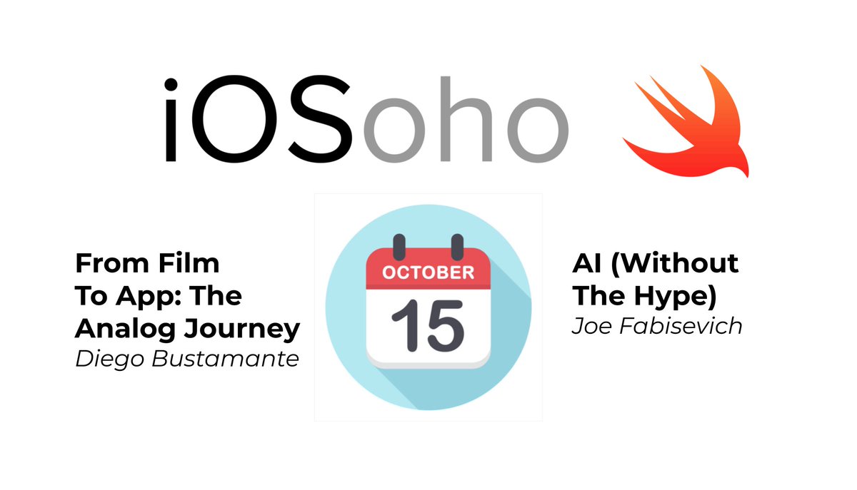 iOSoho's tweet image. 📣 The meetup is happening in just 5 days!
📅 October 15 at RevenueCat Space.
🎤 Talks by Diego Bustamante &amp;amp; Joe Fabisevich.
📍 More details and RSVP here: bit.ly/42cpd0b
🐈‍⬛ This meetup is a part of RevenueCat&apos;s New York App Week events: lnkd.in/eBuszUGk
