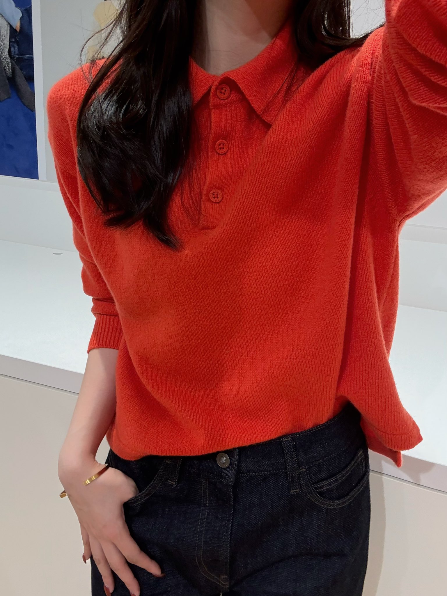 ★UNIQLO★ 1st ※超希少サイズ【XS】美品 ユニクロ ナイロンジャケット アウター バイカラー ジャンパー