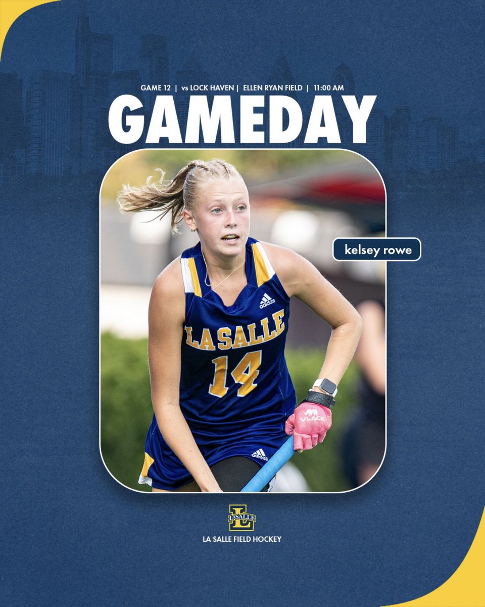 Back at Ellen Ryan for more A-10 play🔜

🆚Lock Haven
⏰11:00 AM
🏟️Ellen Ryan Field
📺ESPN+